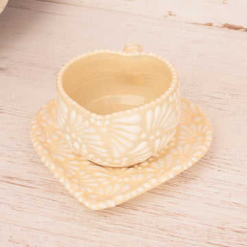 Creamy Days - Heart Mug & Plate