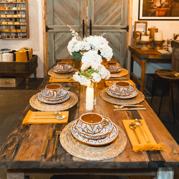 Cinnamon Brick Talavera Set