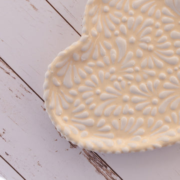 Cream Cloud - Heart Plate