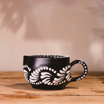 Night Wave Heart Mug