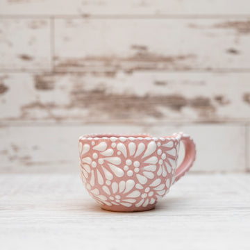 Pink Heart Mug - Medium Size