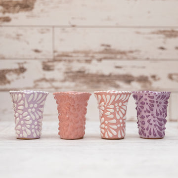 Lilac Cloud Heart Shot Glass / 1 piece