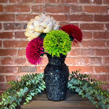 Midnight Elegance Vase - Regular Size